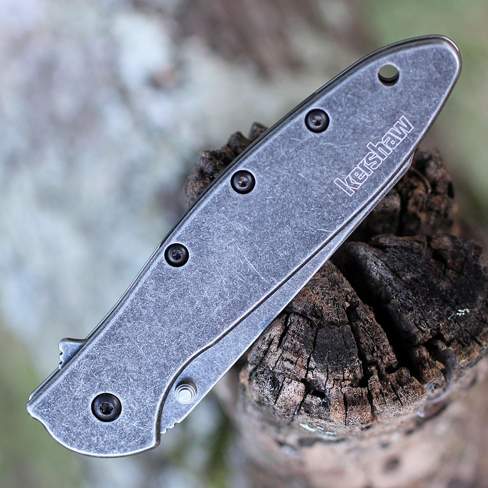 Kershaw Random Leek Messer – Framelock, Assisted Opening (A/O), Edelstahl-Klinge