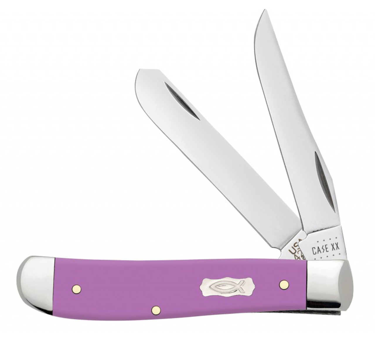 Case Mini Trapper 39163 Lilac Ichthus Synthetic Handle (4207 SS)