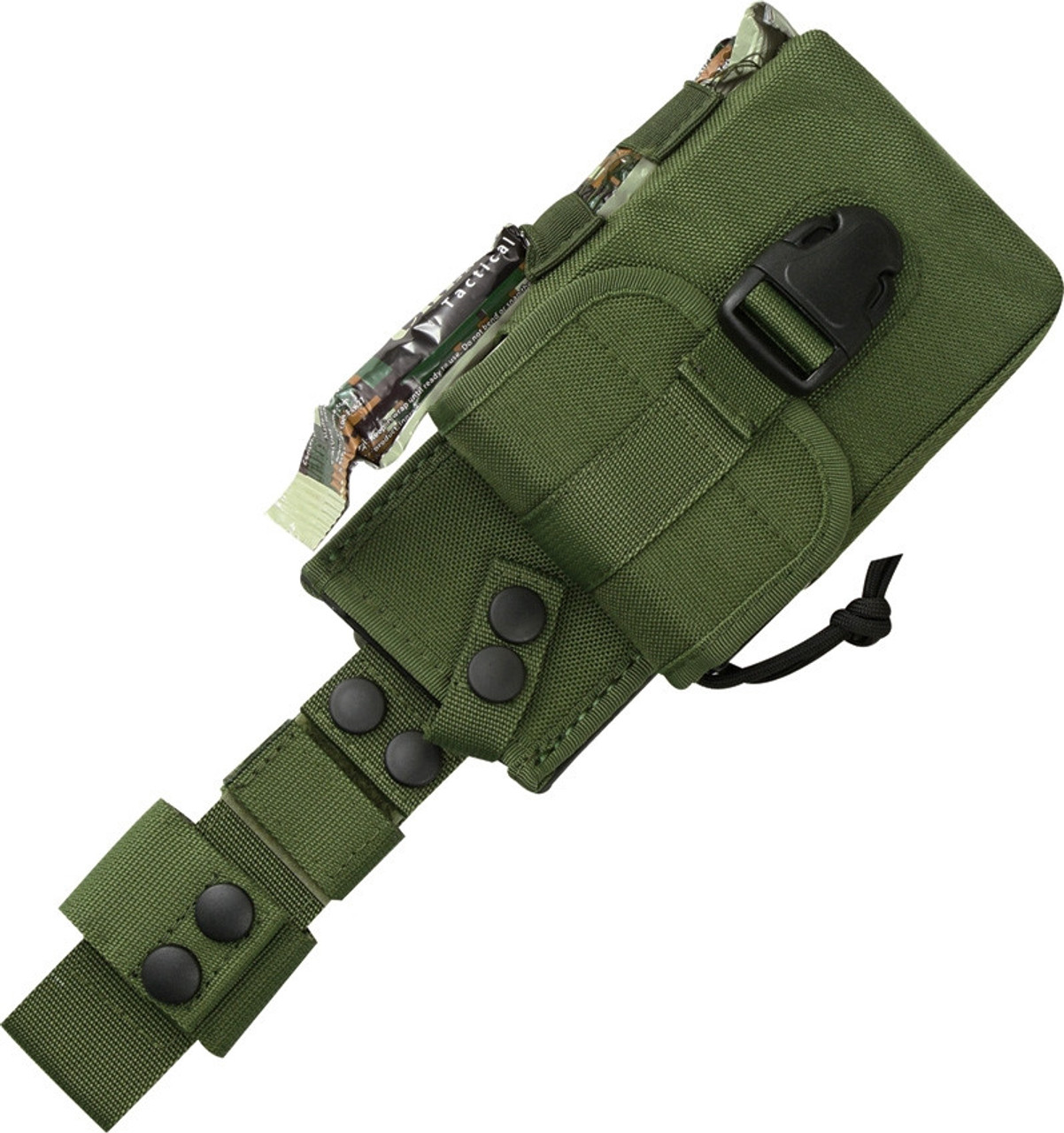 Extrema Ratio Ontos Fixed Blade, 6.5" Bohler N690 Black Tanto Blade, Black Forprene Handle