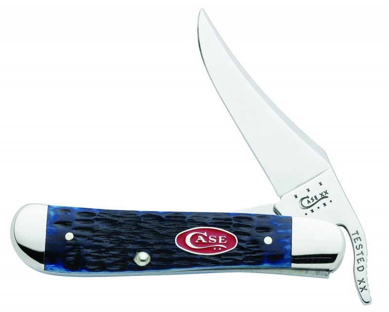 Case Russlock 7057 Navy Blue Jigged Bone Handle (61953L SS)