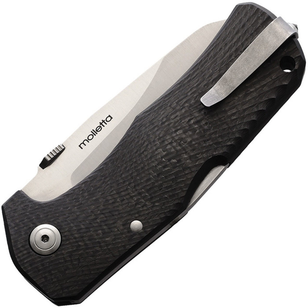 LionSteel TM1 Lockback -  Carbon Fiber (3.5" Sleipner Satin) TM1 CS