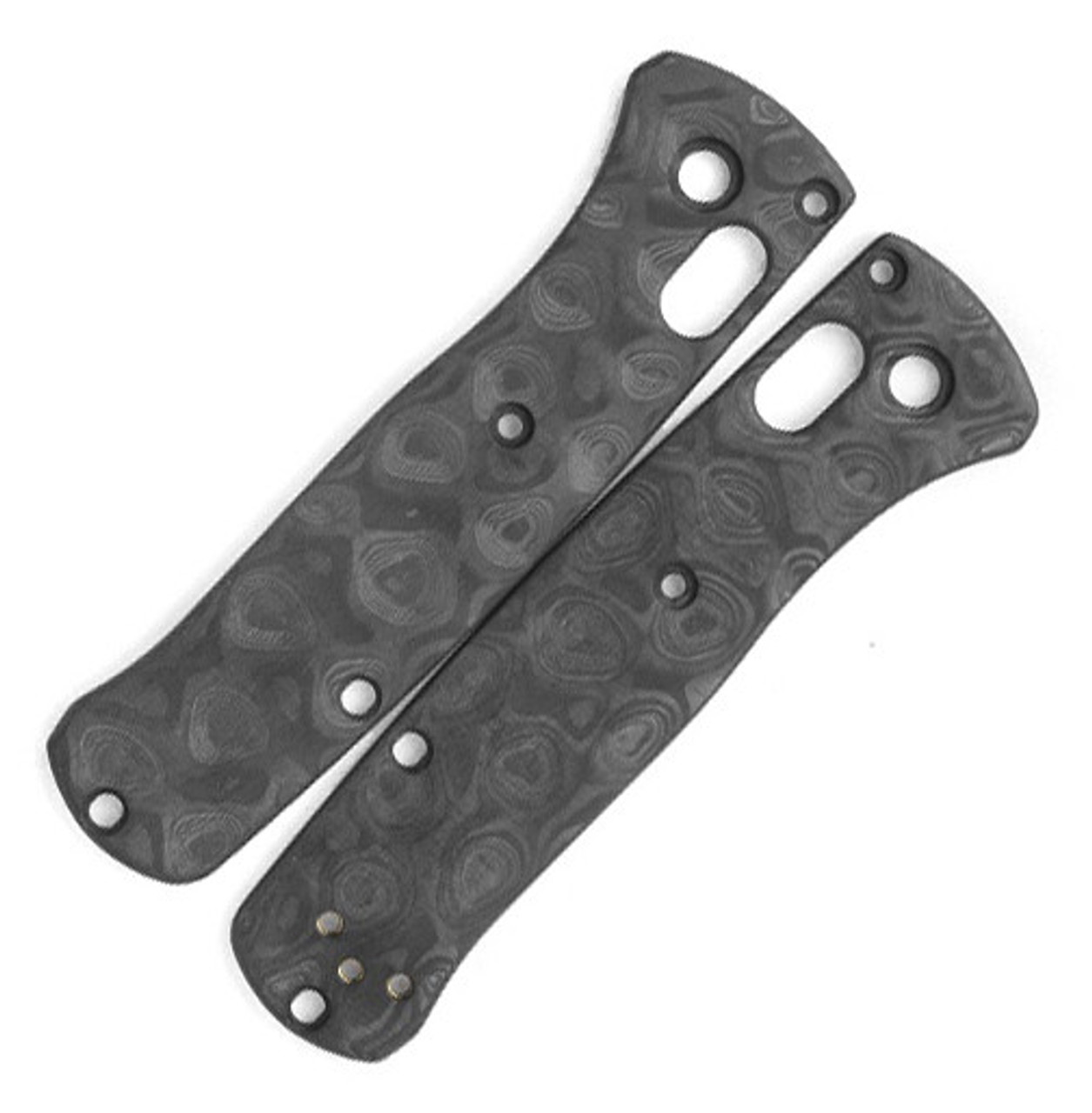 Flytanium Raindrop Carbon Fiber Scales - for Benchmade Mini Bugout Knife