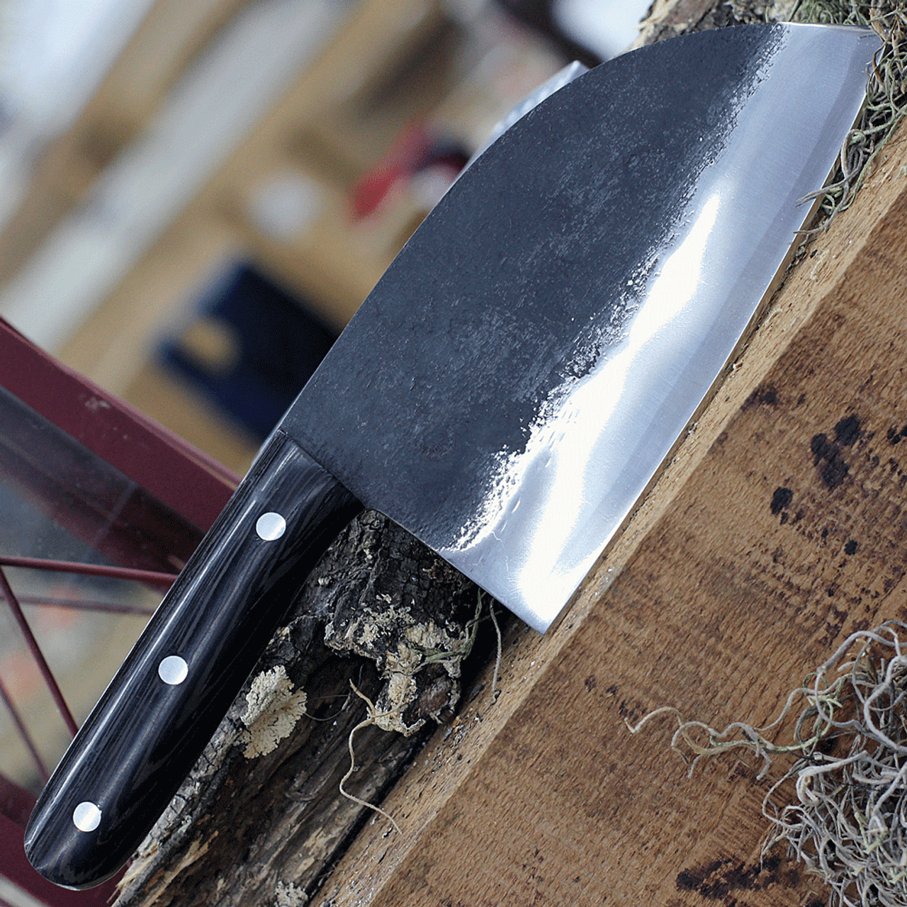 Choppa Cleaver Knife  African Wenge Wood Chef Cleaver Knife