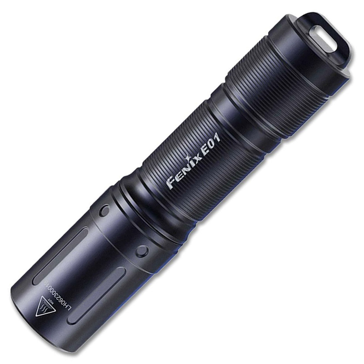 Fenix E01 V2.0 Black Keychain Flashlight w/AAA Battery, 100 Lumens