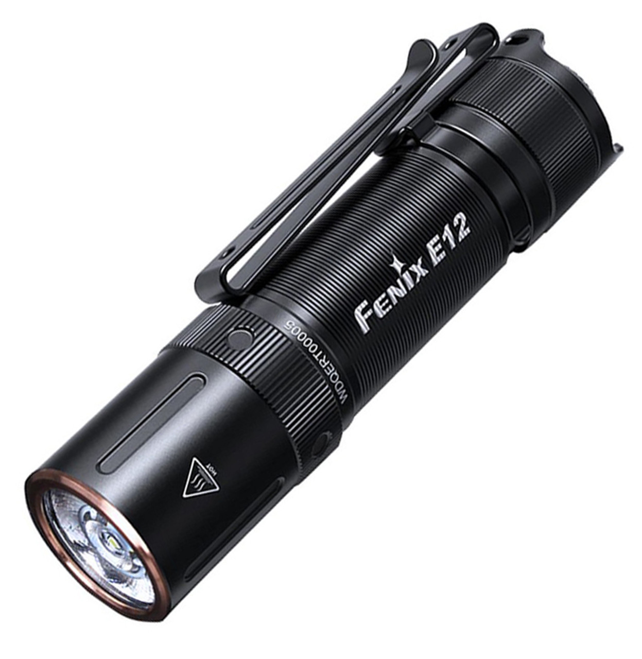 Fenix E12 V2.0 Black Ultra Compact EDC Flashlight AA Battery, 160 Lumens