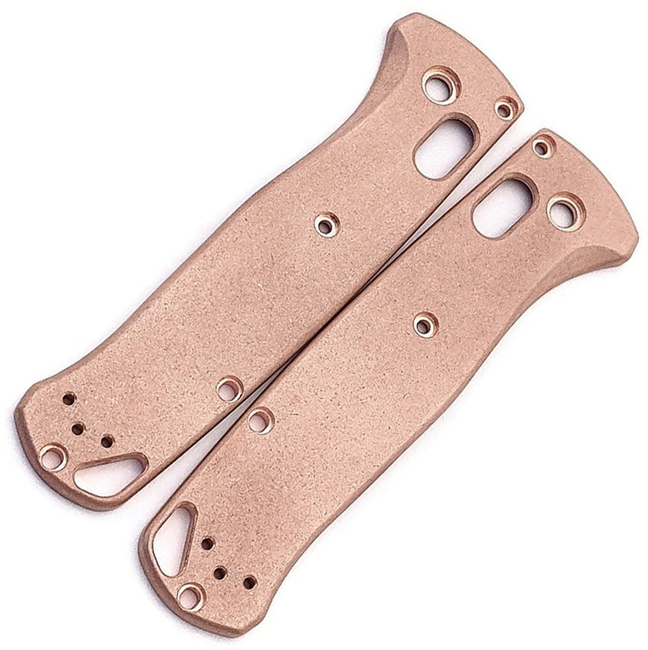 Flytanium Stonewashed Copper Scales - for Benchmade Bugout Knife
