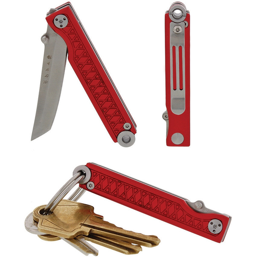 StatGear Pocket Samurai Folding Knife STAT106, 2.1" 44OC Satin Plain