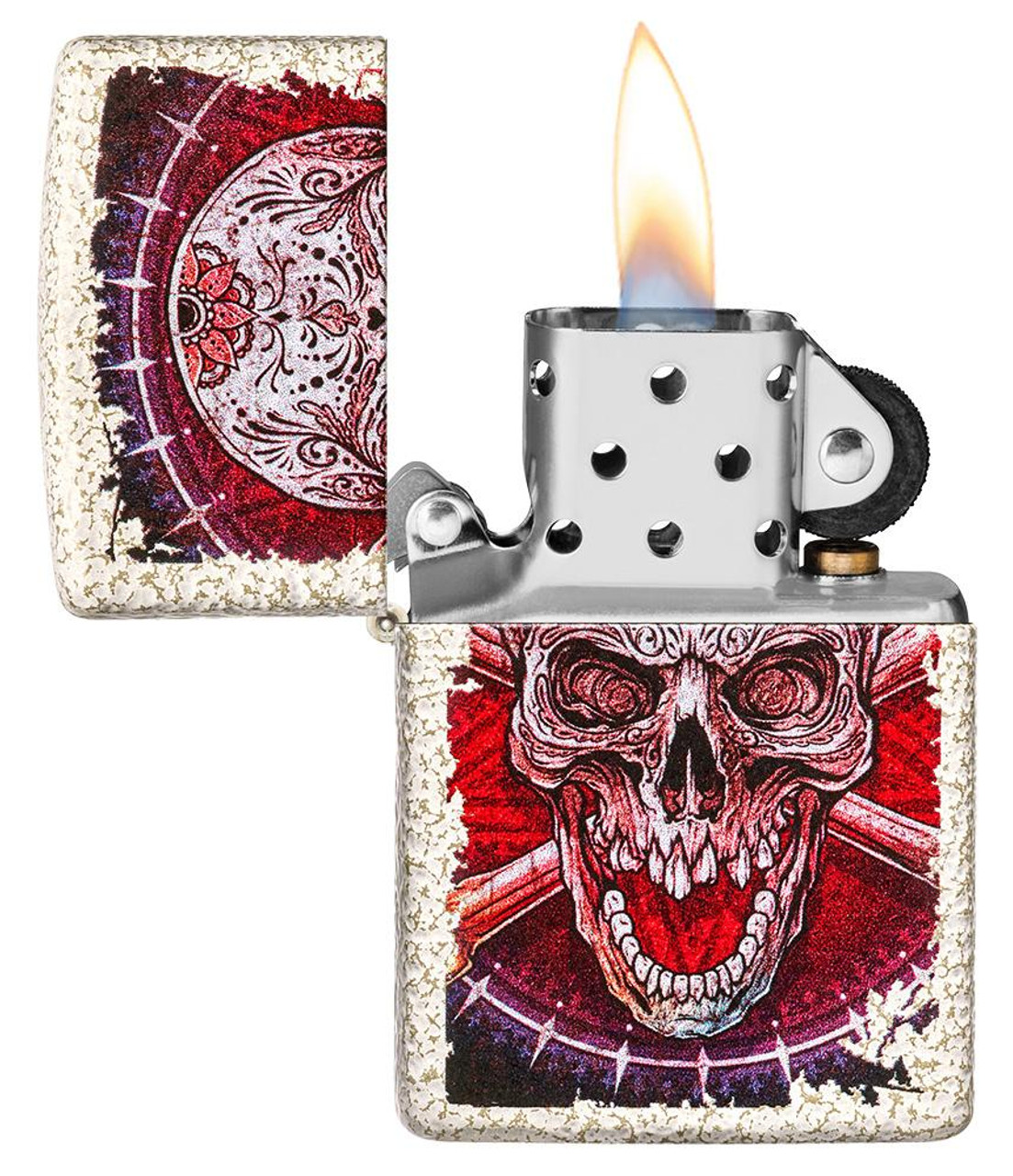 Zippo49410-000003 Skull Design Lighter