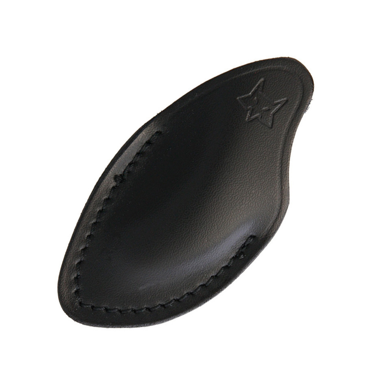 Bastinelli Creations BB Drago Friction Folder, 1.75" N690 Satin Plain Blade,  Black FRN Handle, Black Leather Pouch