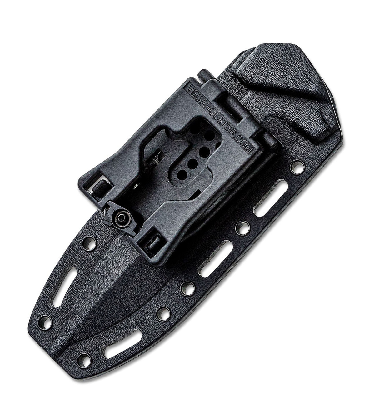 Viper Knives Fearless Fixed Blade VT4020FC, 6.0" Sleipner Black Single Edge Dagger, Carbon Fiber Handles, Kydex Sheath