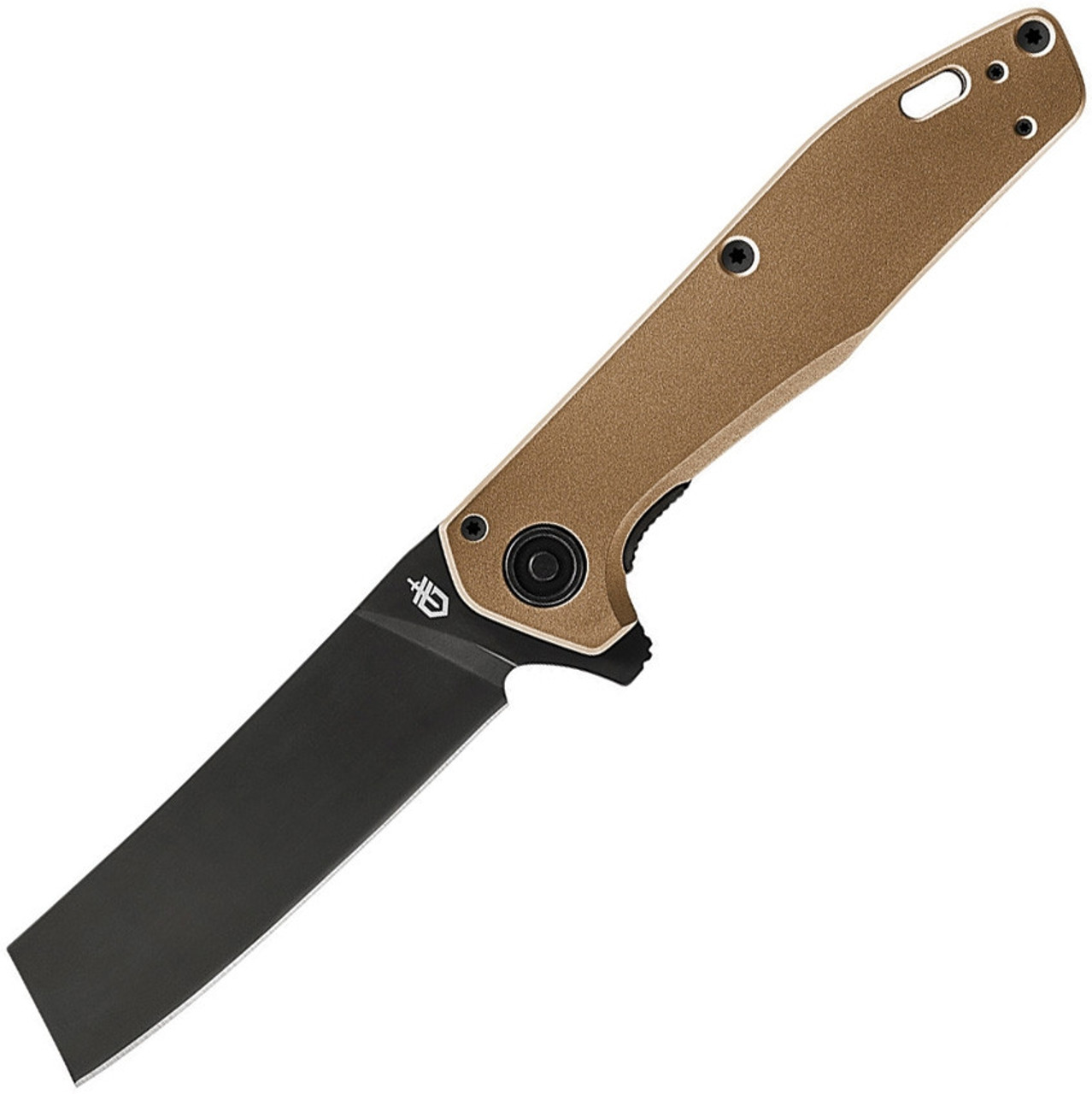 Gerber Fastball Cleaver 30-001836, 3.0" CPM-20CV Black Plain Blade, Coyote Brown Aluminum Handle