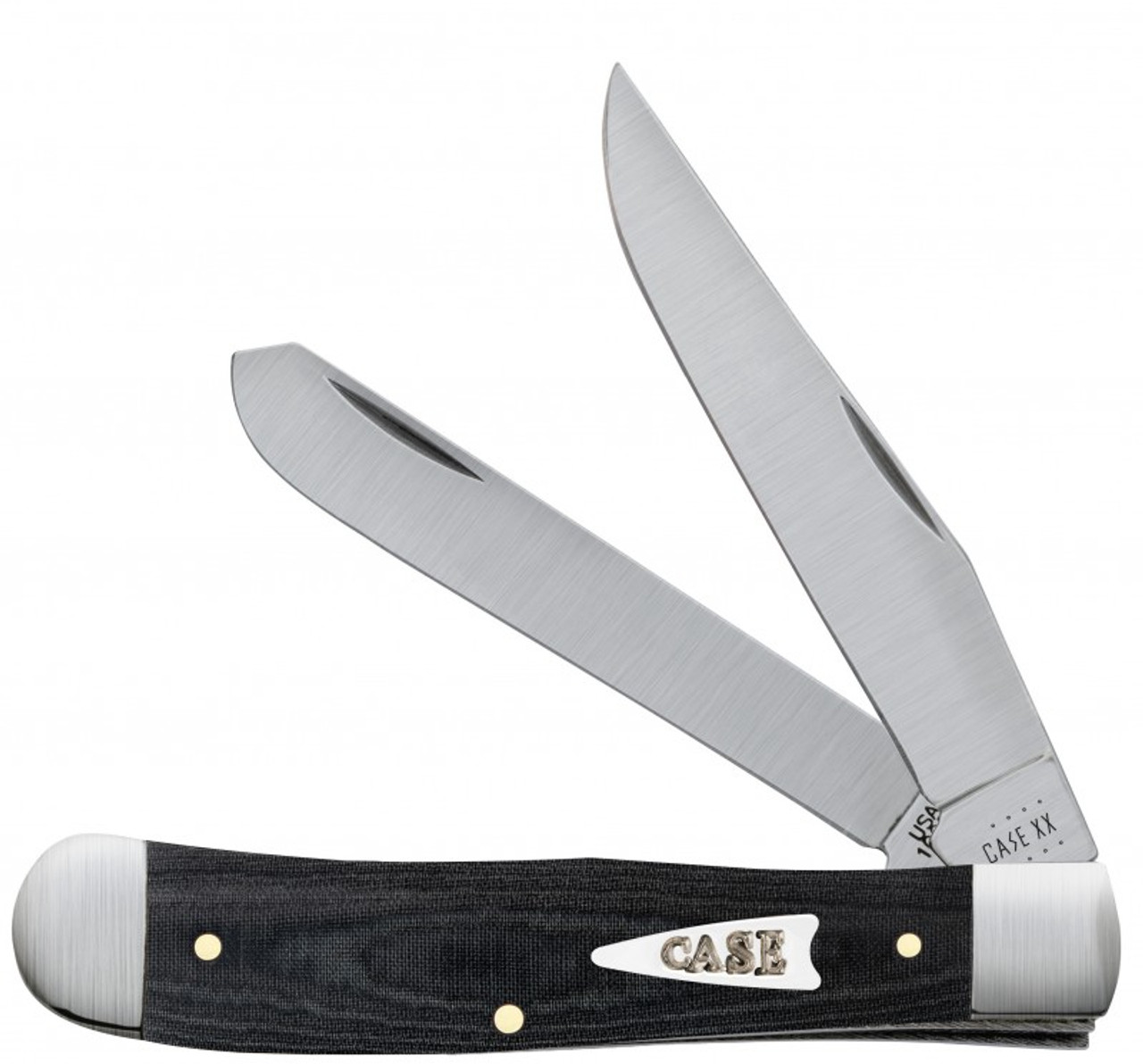 Case Trapper 27730 Smooth Black Micarta Handle (10254 SS)