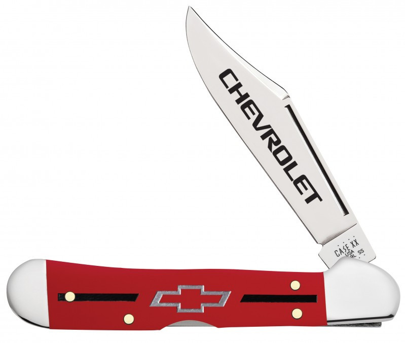 Case Mini Copperlock 33706 Chevrolet Embellished Smooth Red