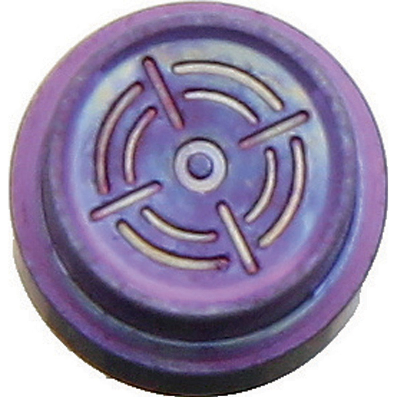 Flytanium Titanium Purple Stonewashed Crosshair Lanyard Hole Stopper - for Spyderco Paramilitary 2 / Para 3 Knife