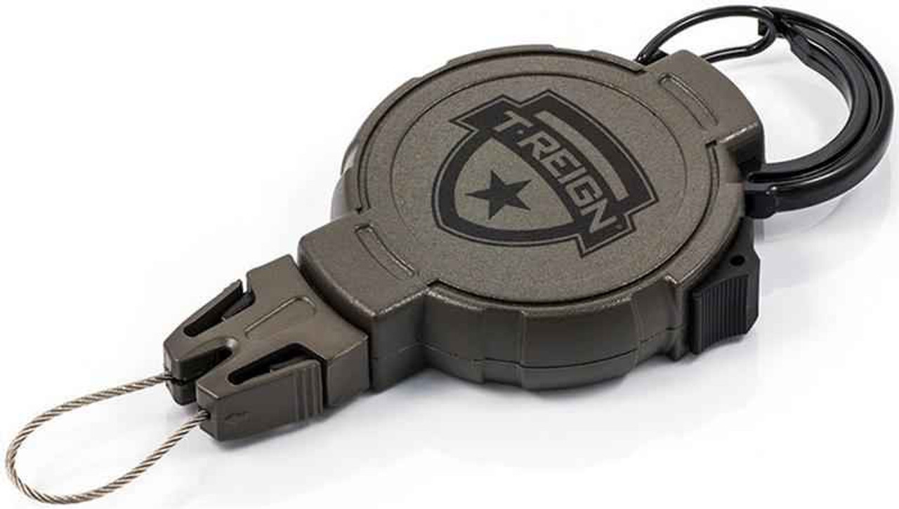 T-Reign Large XD (extreme duty) Retractable Gear Tether with Carabiner