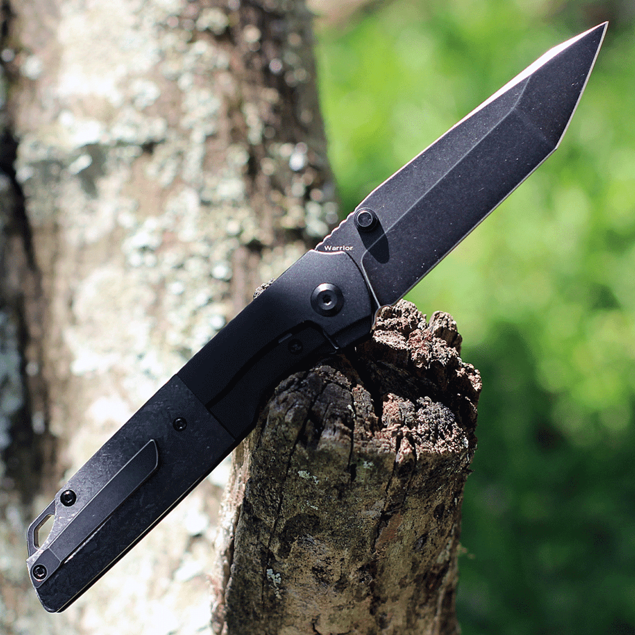 Kansept Knives Left-Handed Warrior Folding Knife 3.46 CPM-S35VN