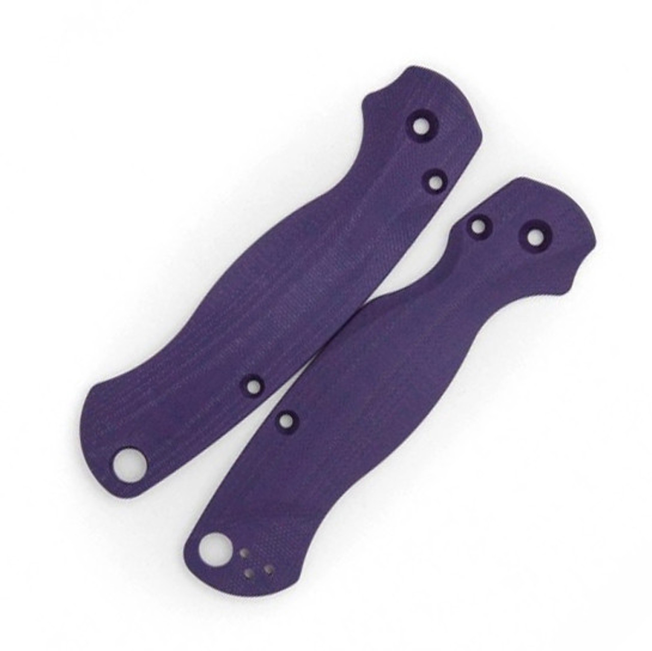 P24 PR Spirit Blade Ascension Foil ② Flytanium Carbon Fiber Lotus Scales for Spyderco