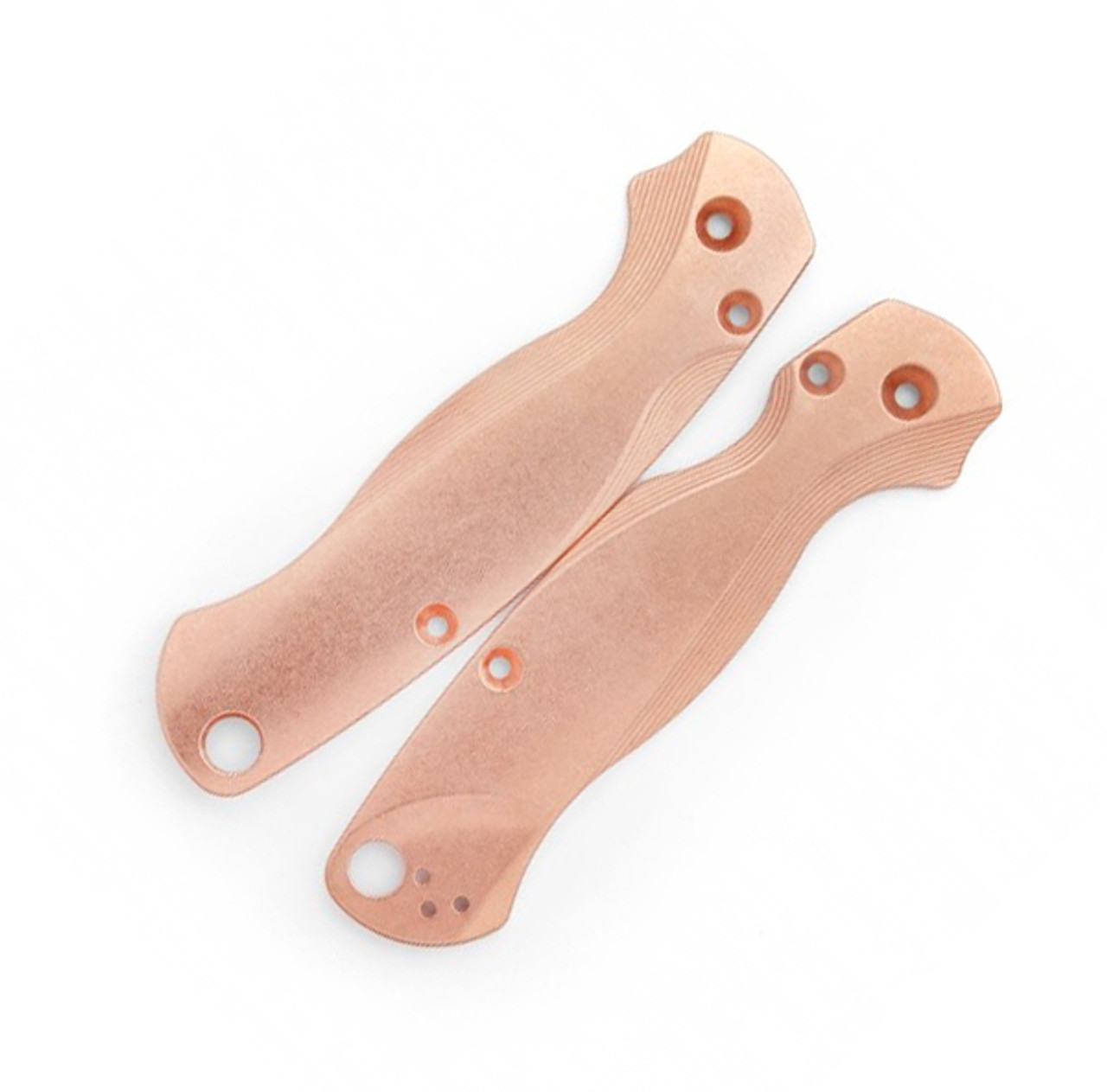 Flytanium Lotus Copper Stonewashed Scales - for Spyderco Paramilitary 2 Knife