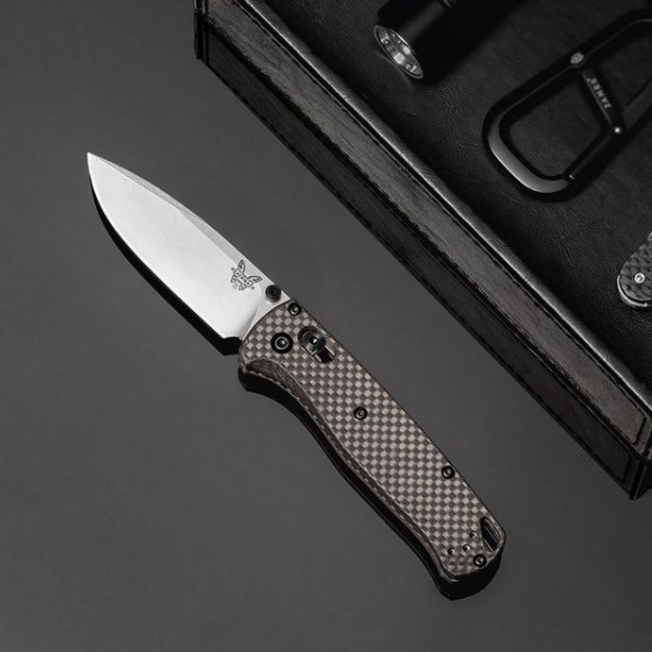 Flytanium Carbon Fiber Scales - for Bechmade Bugout Knife