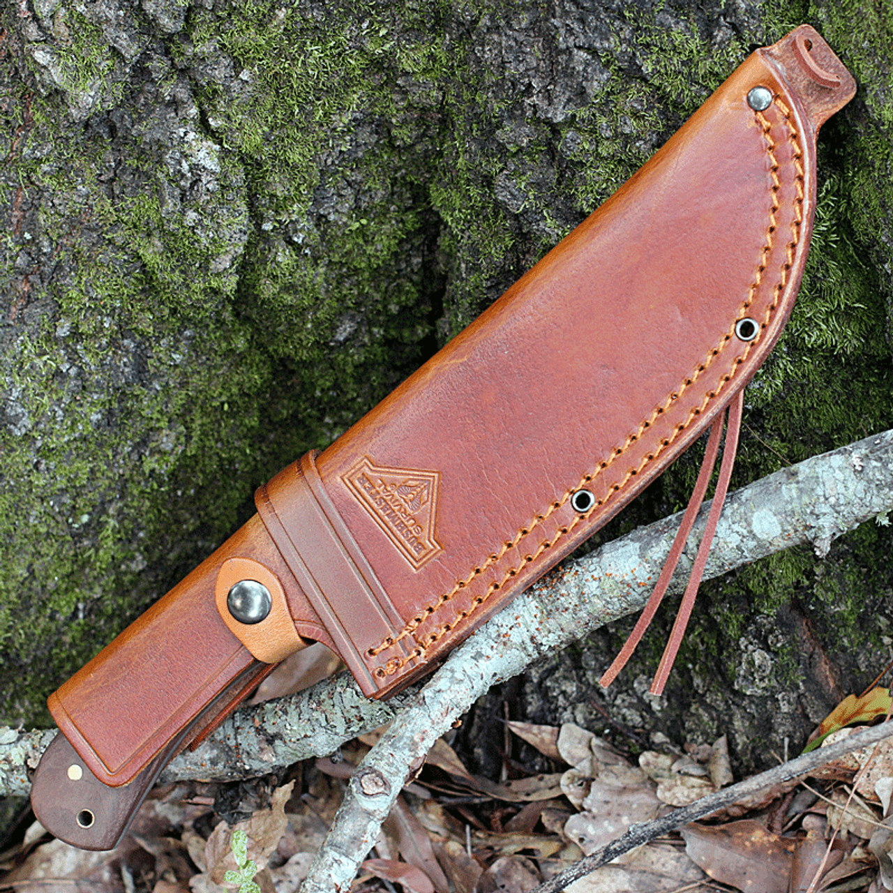 United Cutlery Bushmaster Bowie 8.25" Rough Forged Brown Wood UC3464