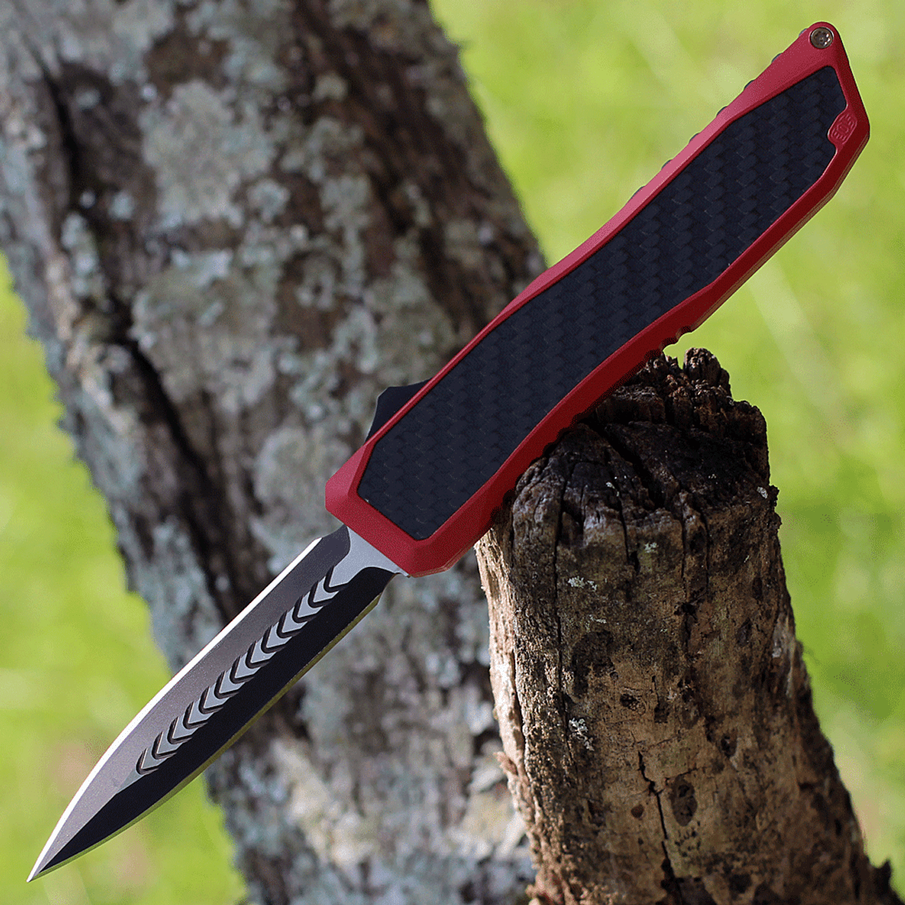 EOS Harpoon - Red / Carbon Aluminum (3.75" Black) HAR-02