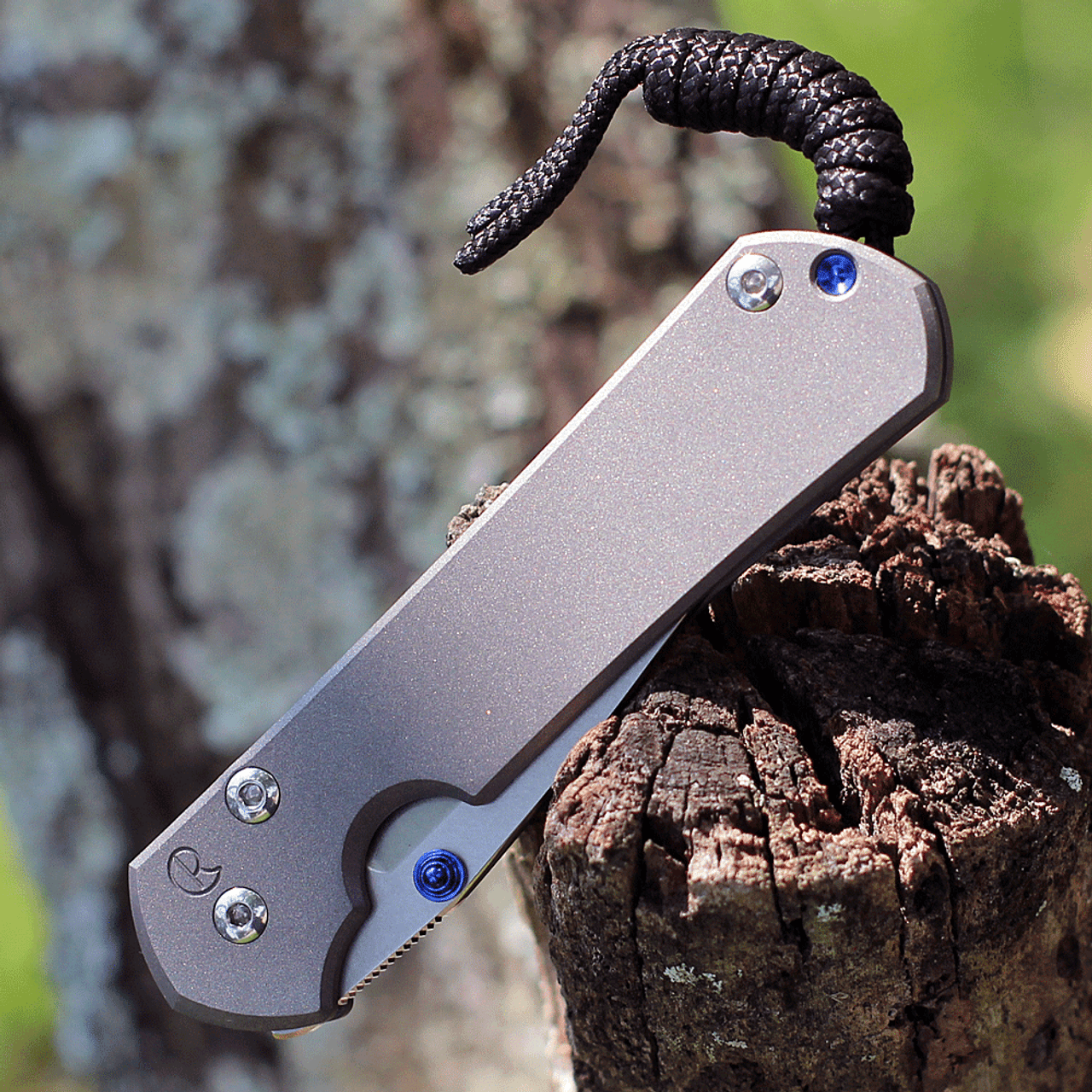 Chris Reeve Knives Small Sebenza 31, 2.99" CPM S45VN Stonewashed Drop Point Blade (S31-1000)