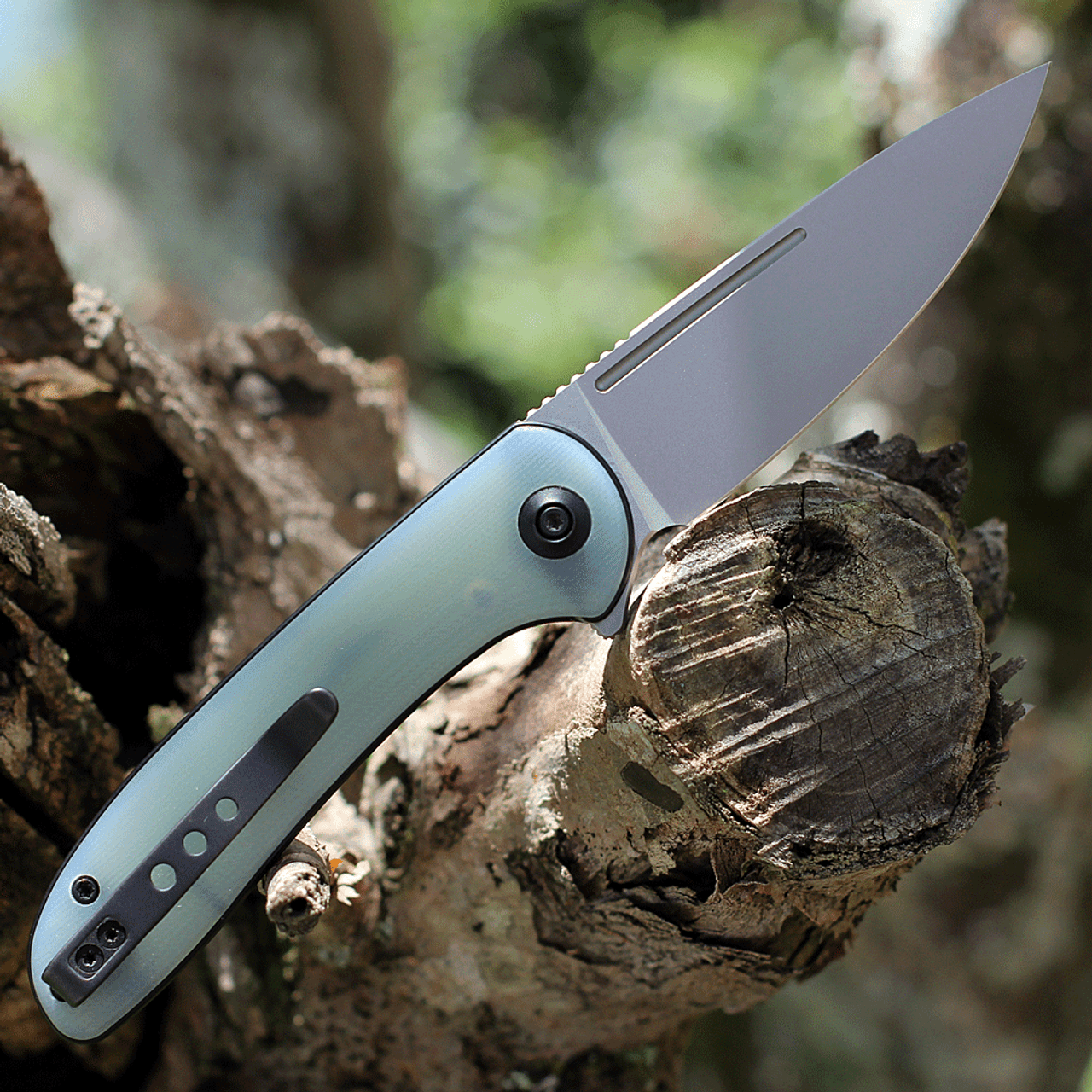 WE Knife Co. Saakshi - Natural G-10 / Black Ti (3.3" CPM-20CV SW) 20020C-4 (Pre-Order)