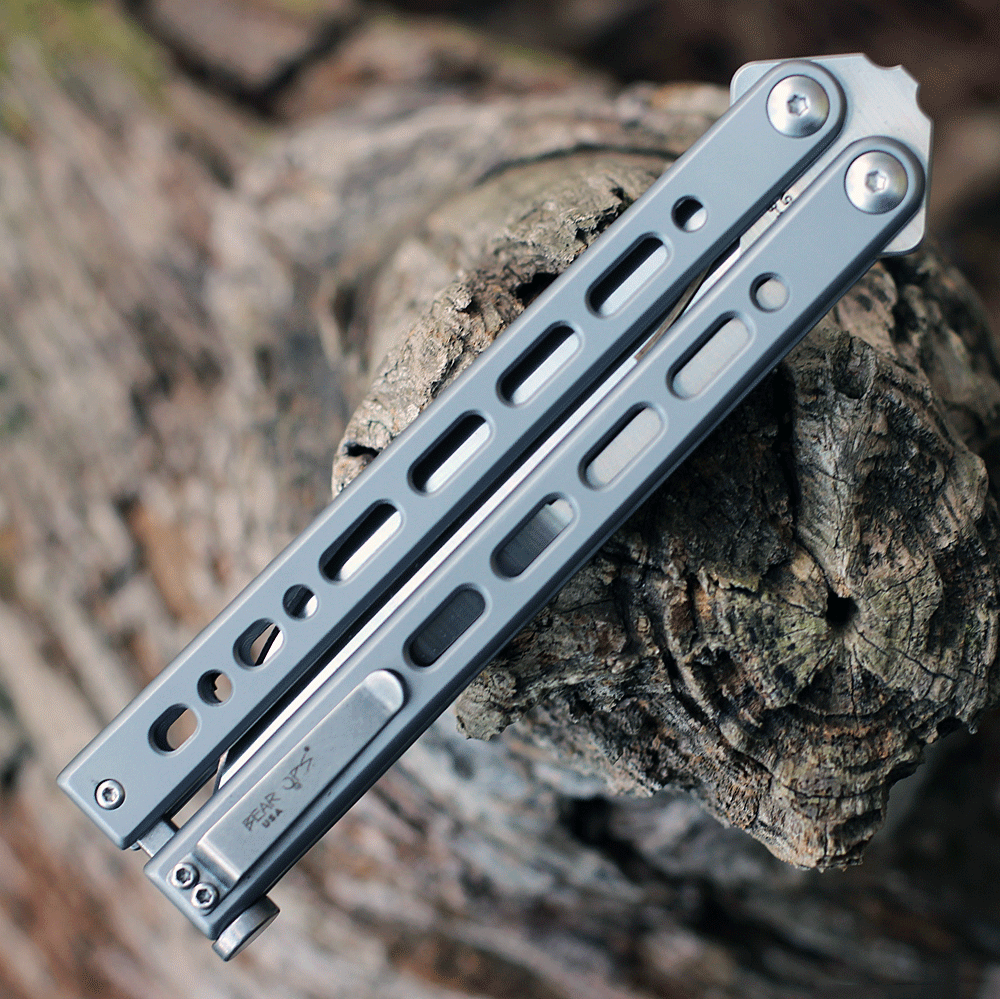 Bear Ops 30th Anniversary Bear Song VIII - Grey (4.5" S35VN Drop Point) ANNB-820