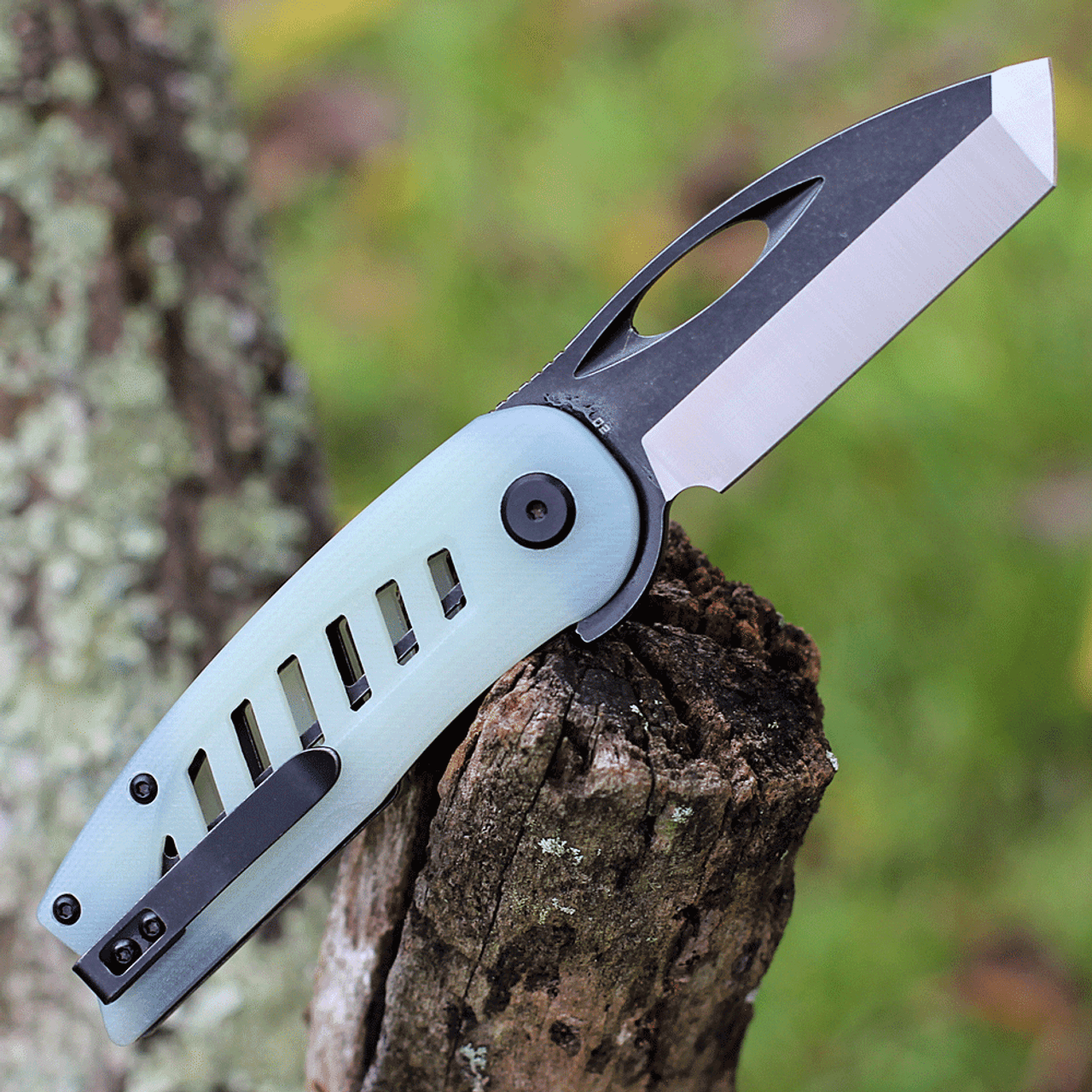 Bestech Knives Explorer - Transparent G-10 (2.87" D2) BG37C