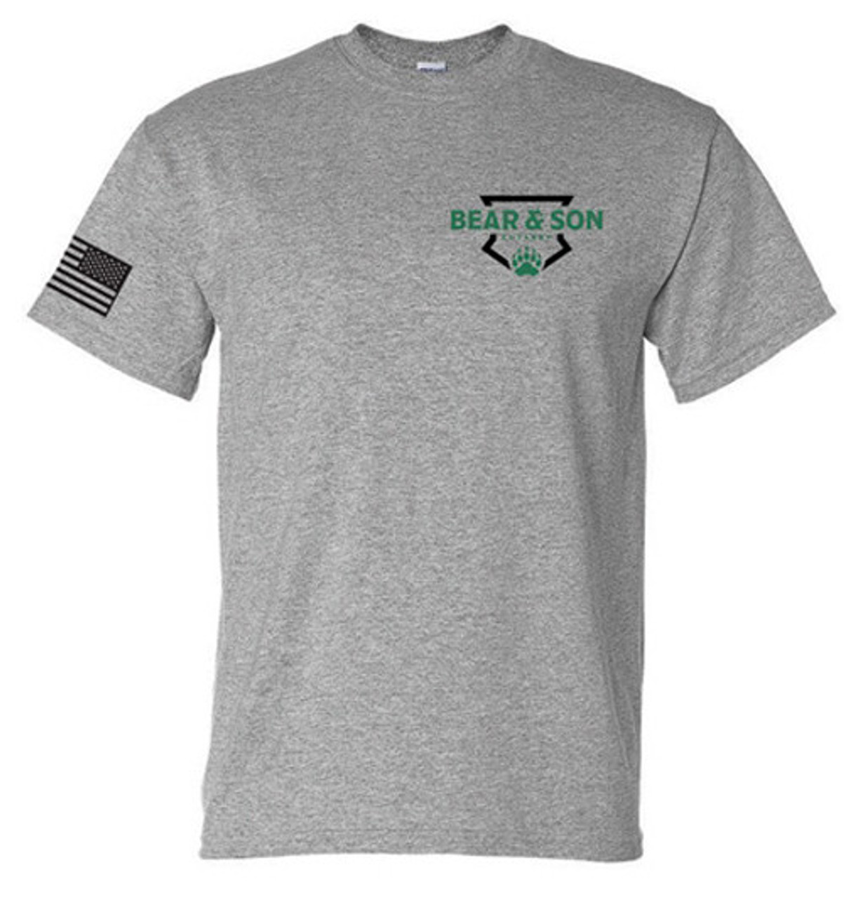 Bear & Son "Just Flip It" Balisong - Gray T-Shirt (Medium)