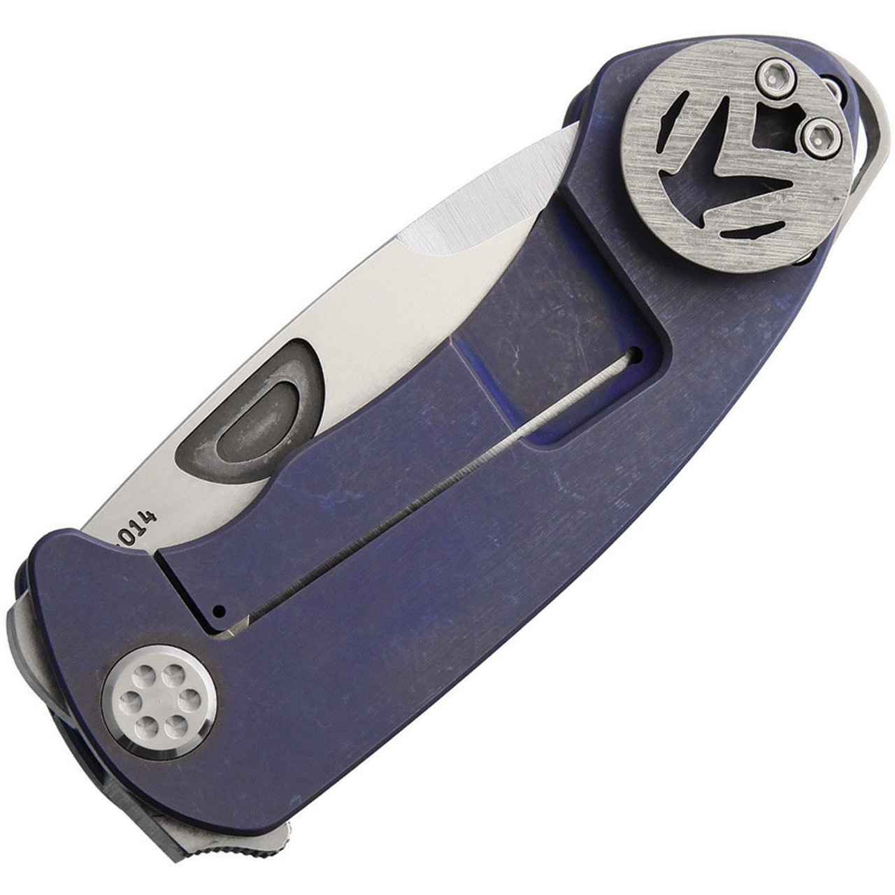 Medford Theseus Frame Lock - Violet Ti (3.6" S35VN Tumbled) 040ST38A3