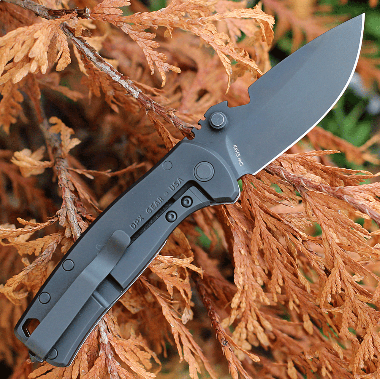 DPX HEST/F Urban - Silver Hammertone (2.9" Black S35VN) DPHSF065