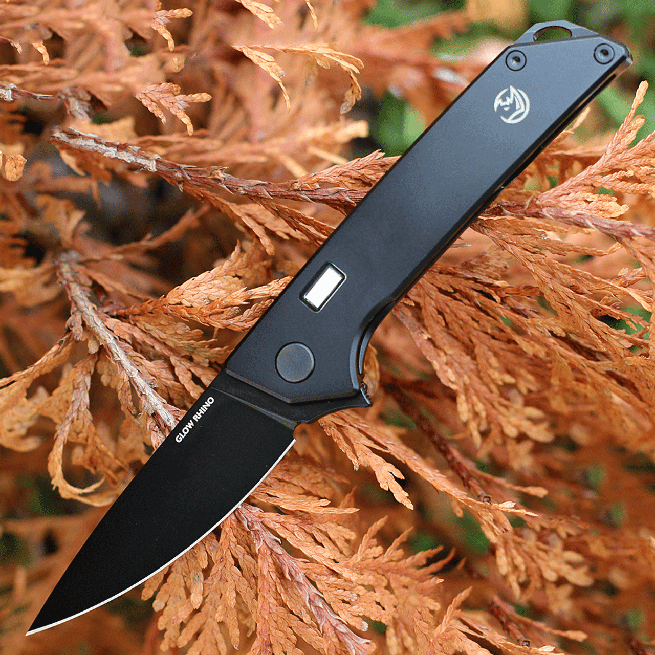 Glow Rhino Reactor Black GLR101PVD Knifeworks