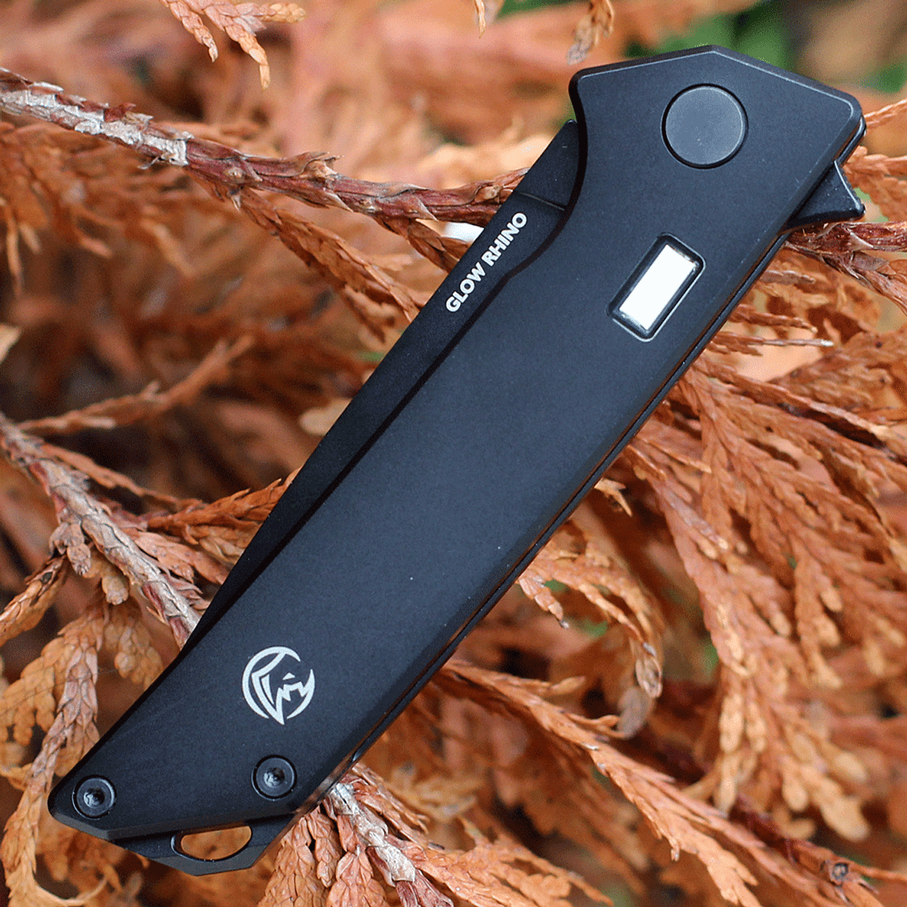 Glow Rhino Reactor -Blk PVD Ti w/ Tritium (2.7" S35VN Blk PVD) 101-TIPVD