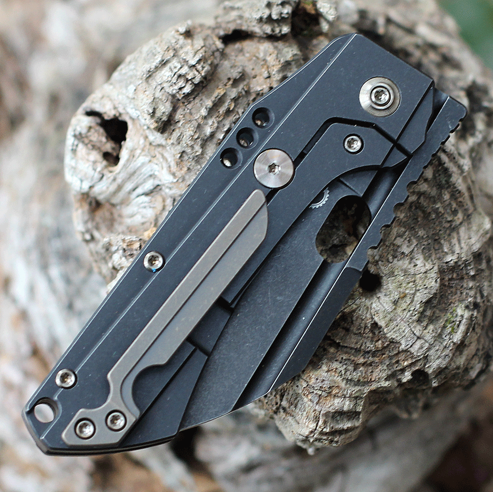 WE Knife Roxi 3 - Blk Ti (3" Blk SW CPM S35VN) WE19072-2 | Pre-Order