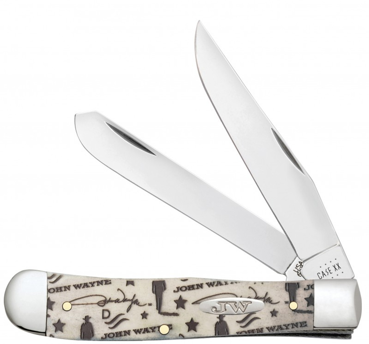 Case Trapper 10712 John Wayne Smooth Natural Bone (6254 SS)