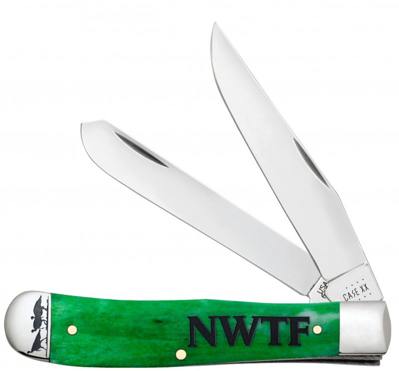 Case Trapper 18773 NWTF Smooth Bright Green Bone (6254 SS)