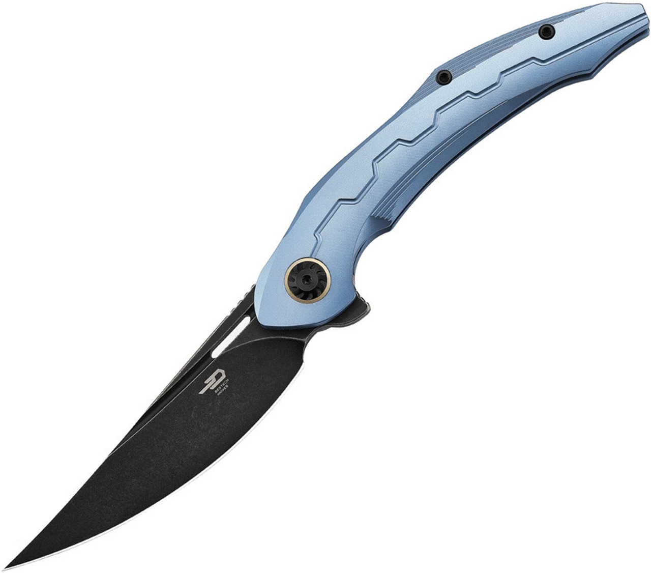 Bestech Marukka - Blue Ti (3.6" M390 Blk SW) BT2002B
