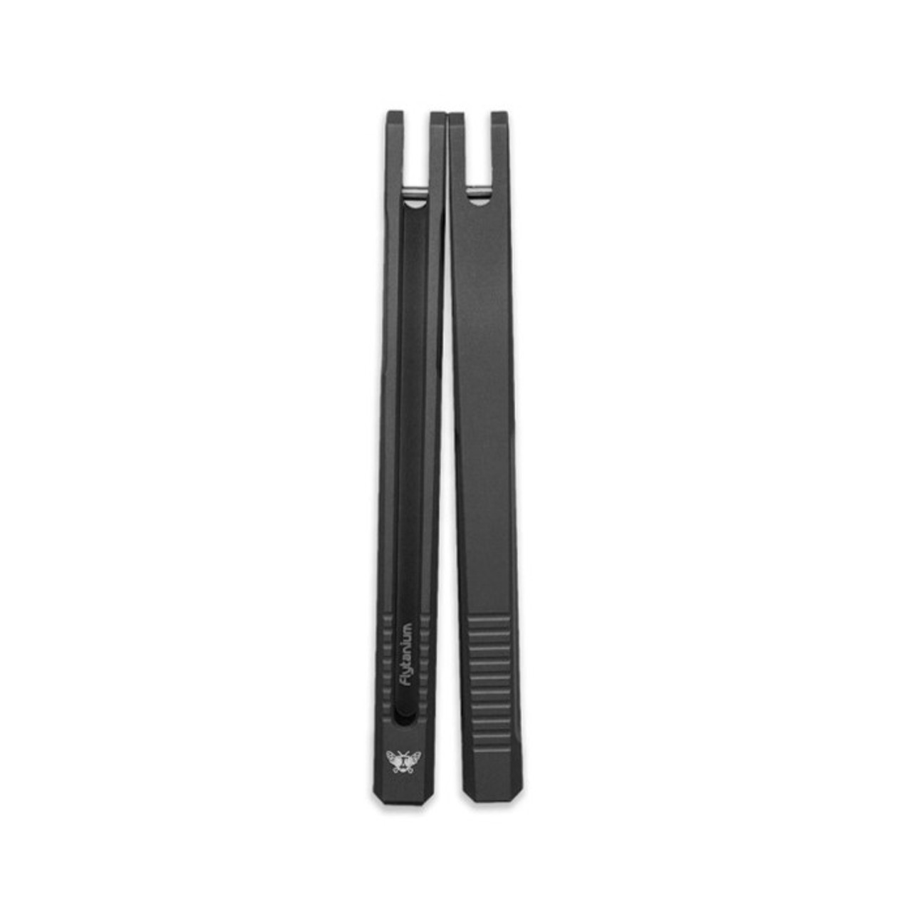 Flytanium Aluminum v1.5 Channel Handle Kit (Black) - Kershaw Lucha Balisong