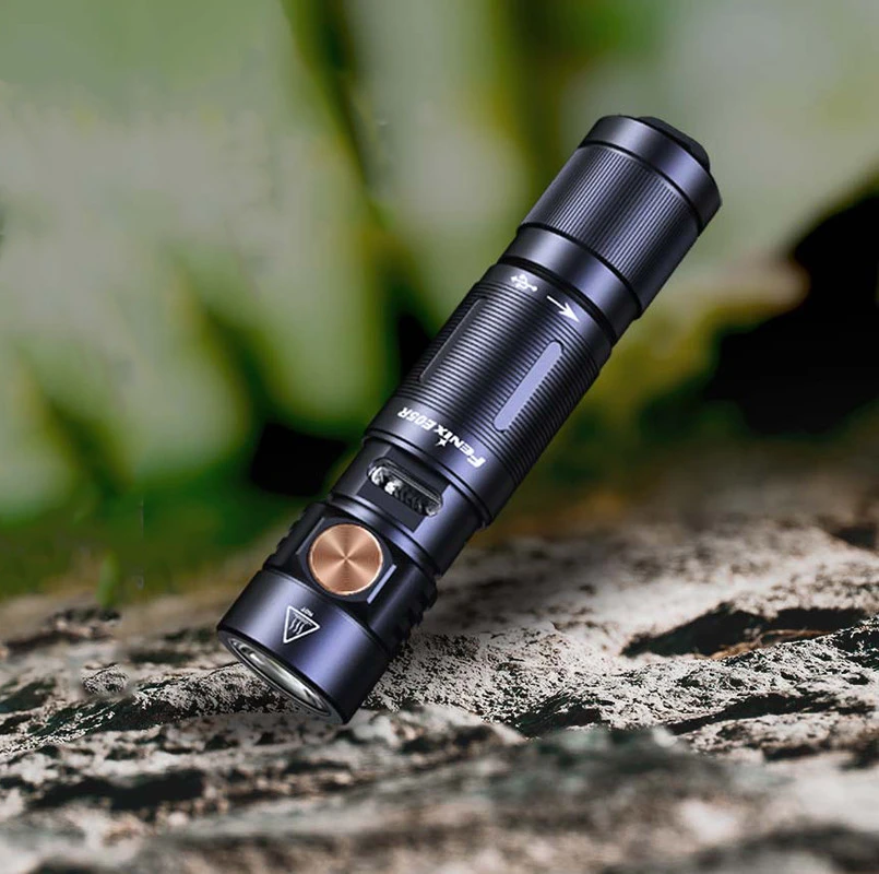Fenix Keychain Flashlight | Black E05R- Black | Knifeworks