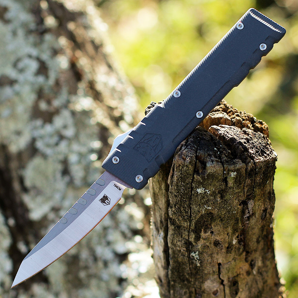 CobraTec Gentlemen's OTF | Grey GENTGRYCM154DNS | Knifeworks