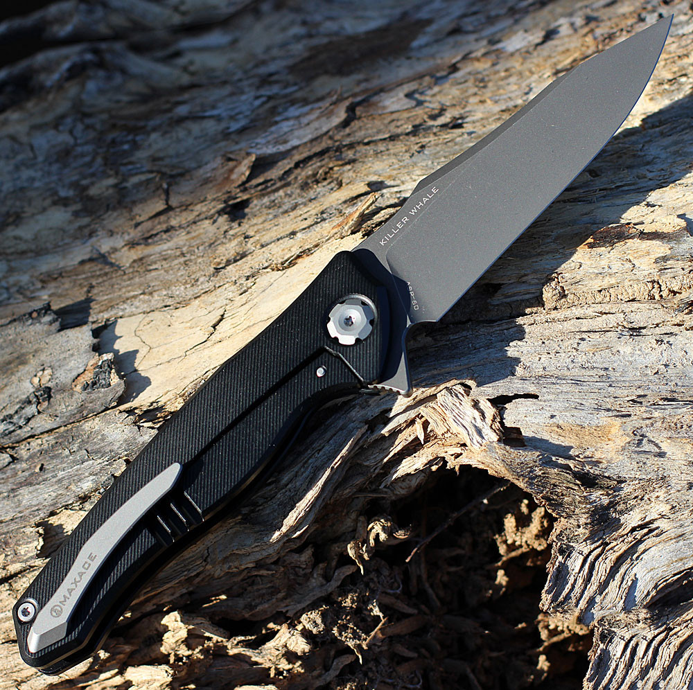 Maxace Killer Whale 2.0 | MKW201 Black Titanium | Knifeworks