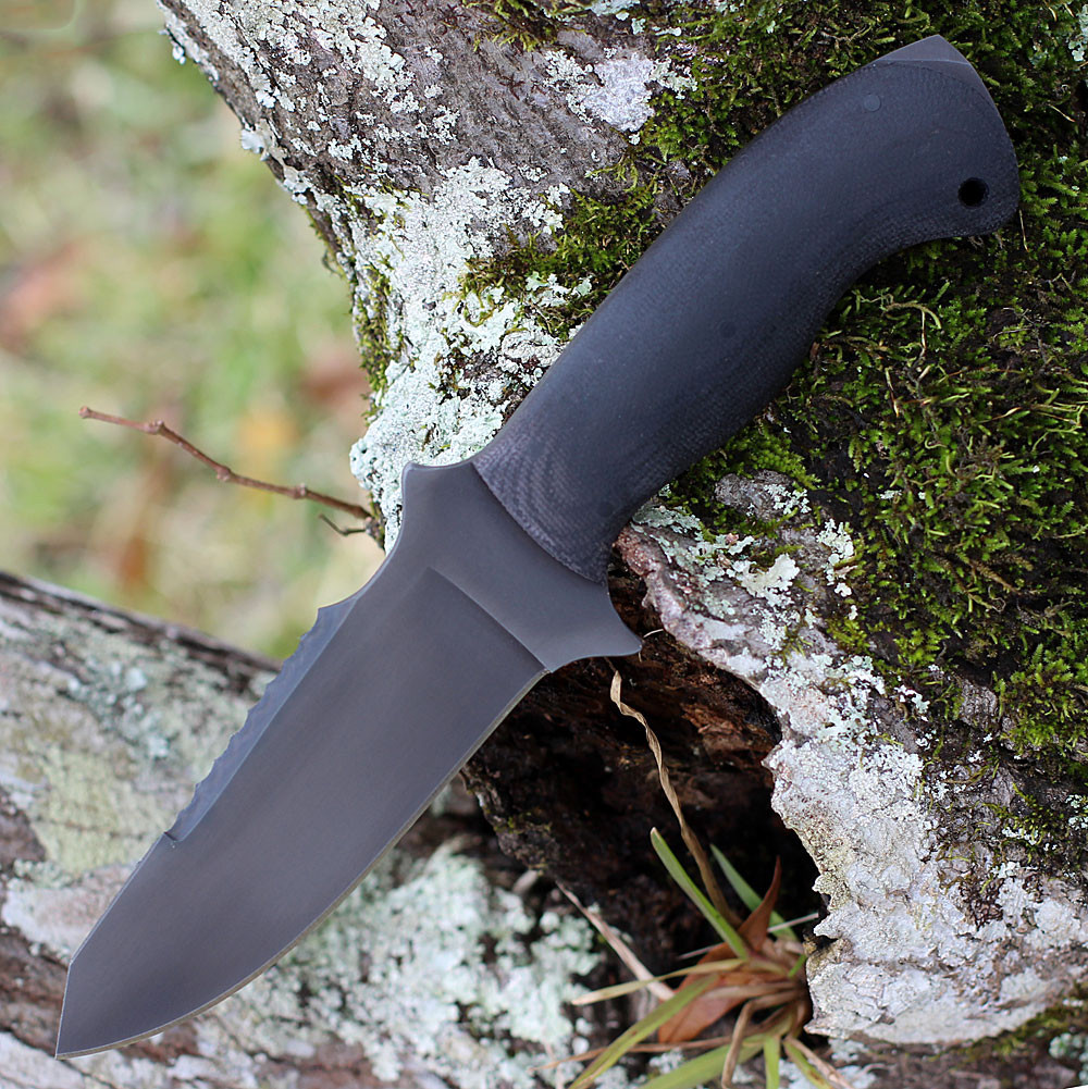 Winkler Knives Utility Crusher | Black Laminate | Knifeworks