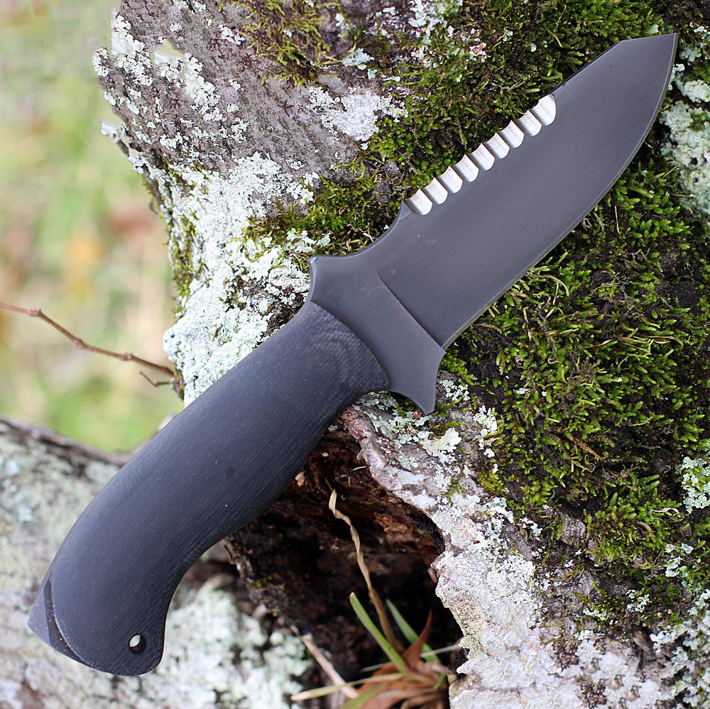 Winkler Knives Utility Crusher | Black Laminate | Knifeworks