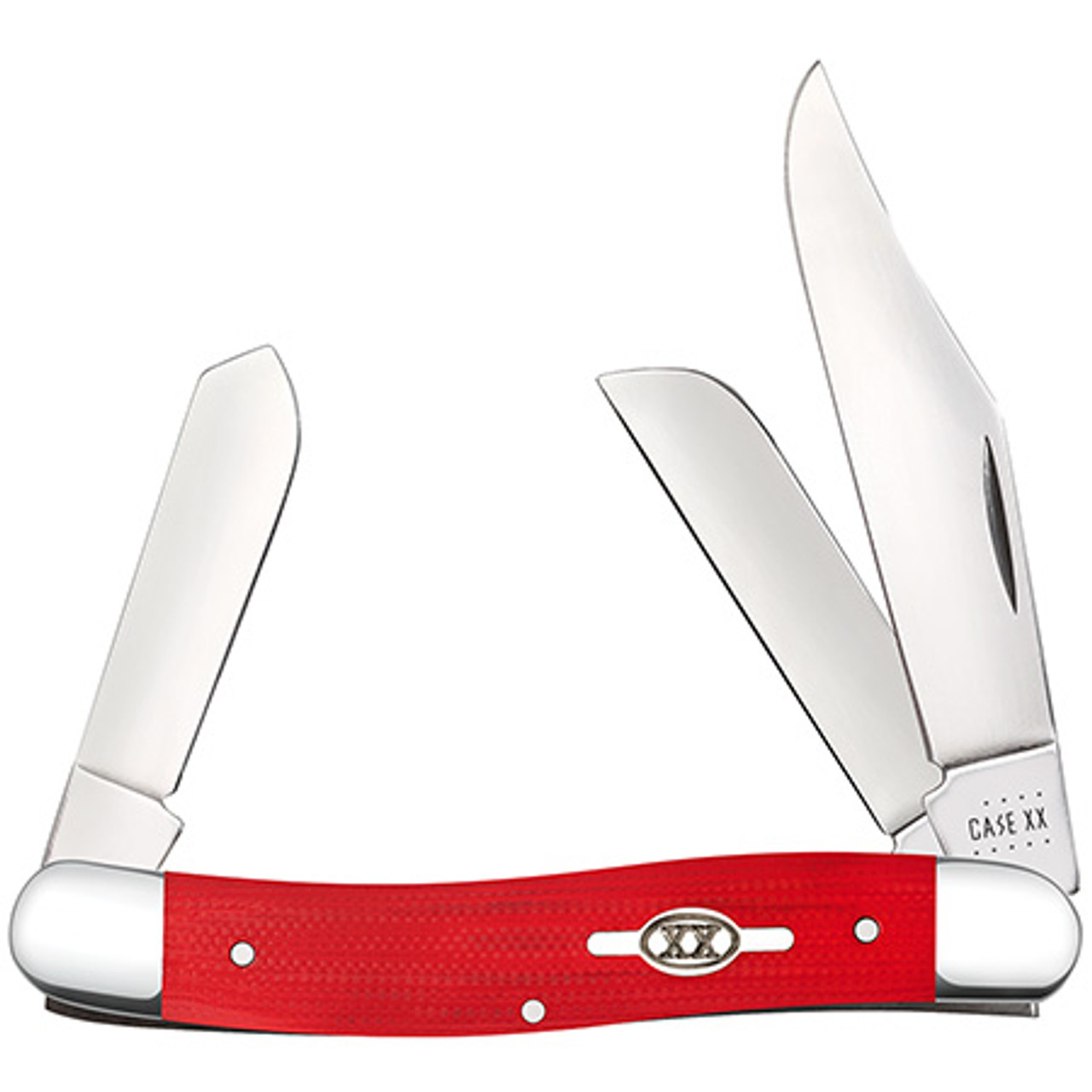 Case Medium Stockman 45401 Smooth Red G10 Handle (10347 SS)