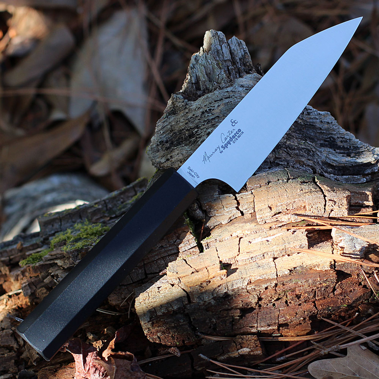 Spyderco Minarai Petty Paring Knife, Black Polypropylene (4.64" CTS BD1N) K15PBK