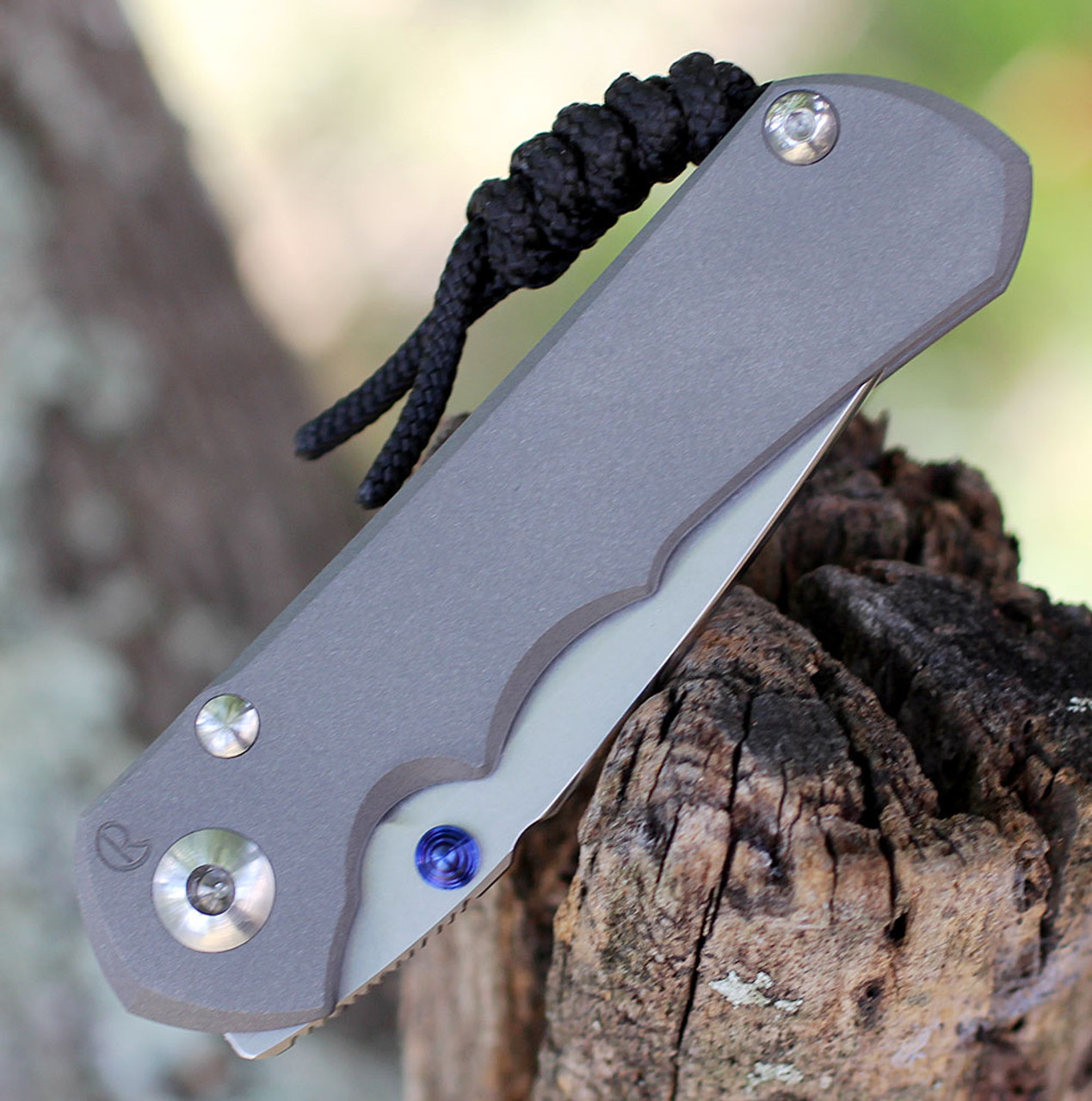 Chris Reeve Small Inkosi, 2.75" CPM S45VN Stonewashed Drop Point Blade (SIN-100)