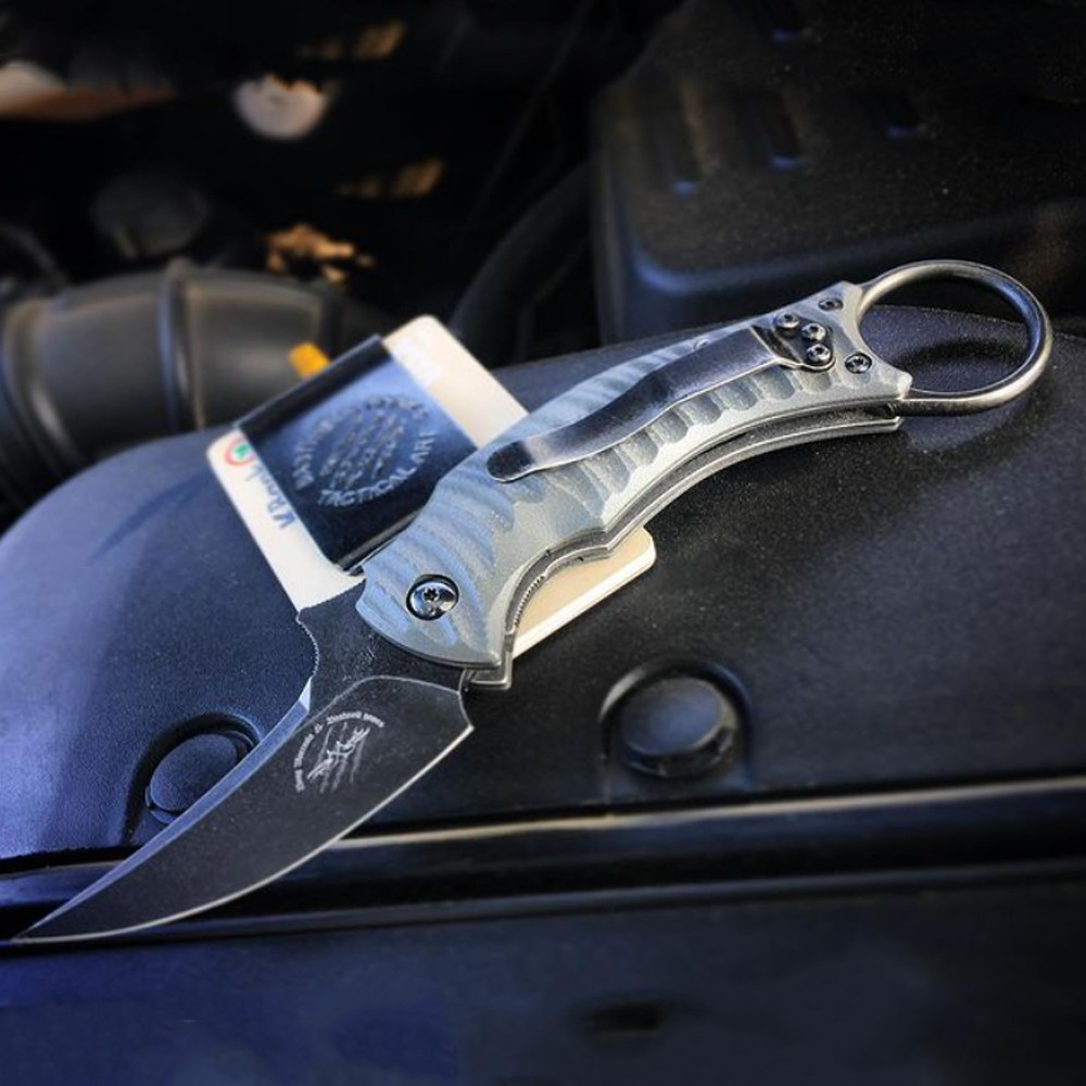 Bastinelli Creations Mako | G-10 Folder Gray | Knifeworks