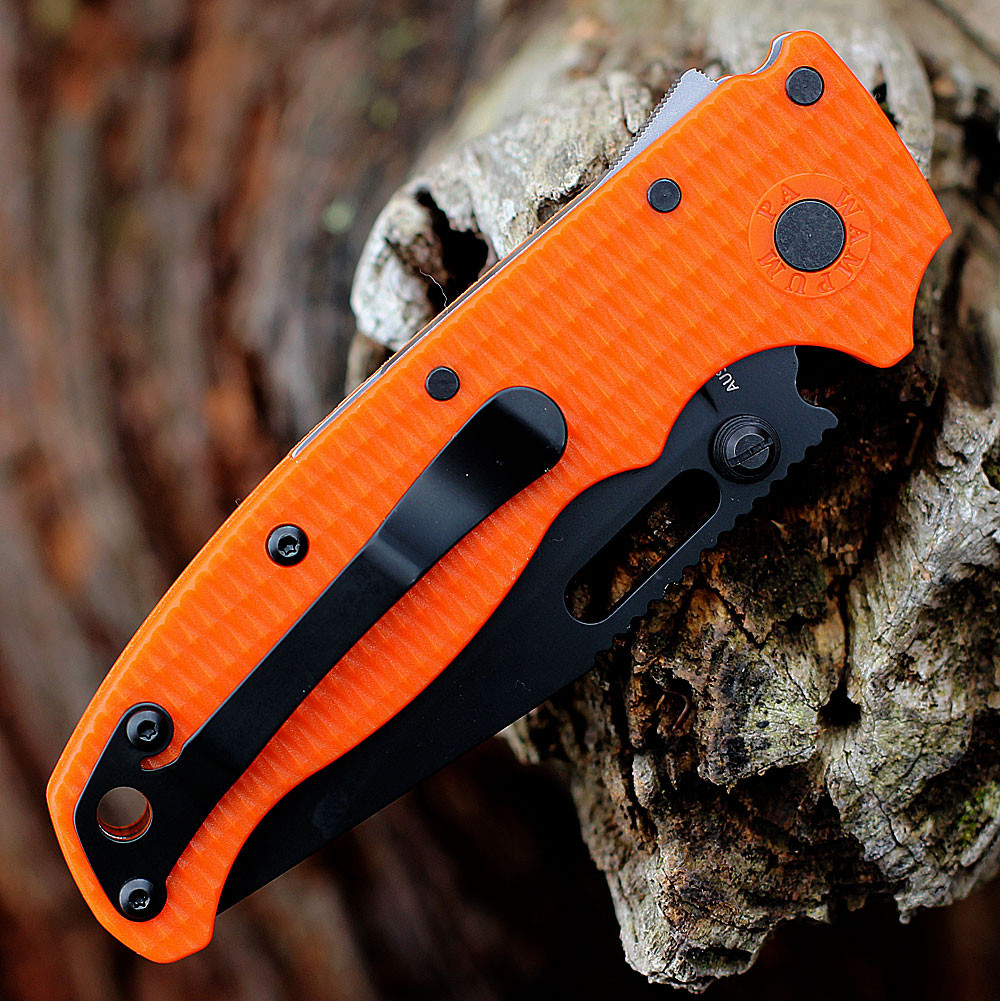 Demko AD 20.5 | Orange Clip Point - Knifeworks