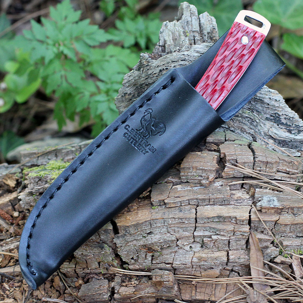 Hen & Rooster Small Hunter - Red Pick Bone (3.25" 440 SS) HR-5019RPB